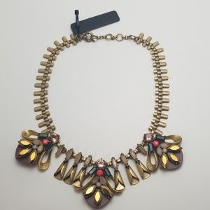 J. Crew Crystal Hive Necklace